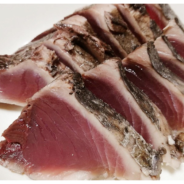 4.5上1本釣り　完全藁焼き　かつおタタキ　冷凍　4kg定貫　