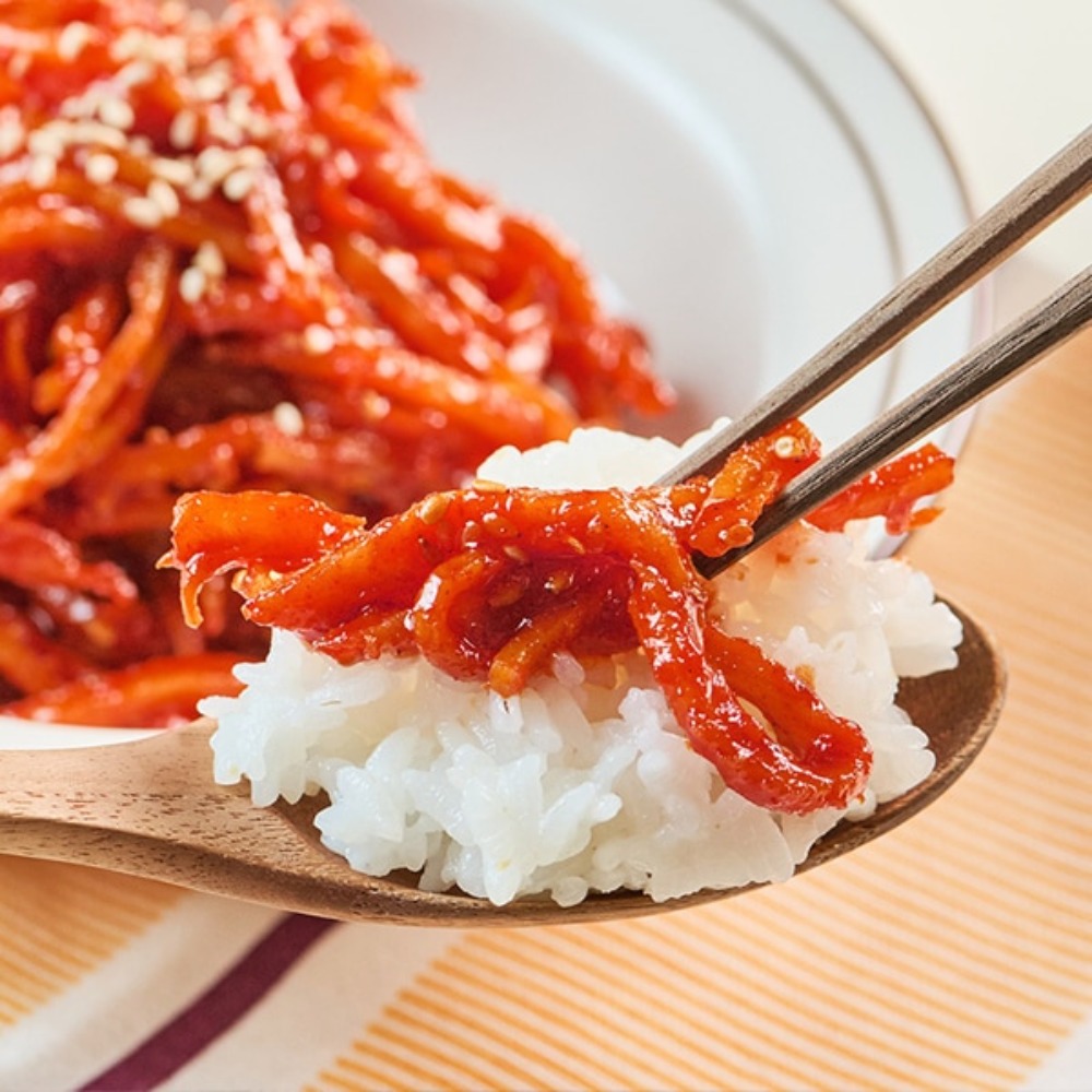 ジンミ　さきイカ　炒め　　200g　さきいか甘辛和え　ヤンニョム