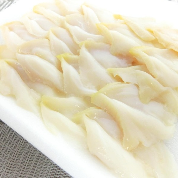 開きつぶ貝　つぶ貝　スライス　20枚　バラ販売　寿司ネタ