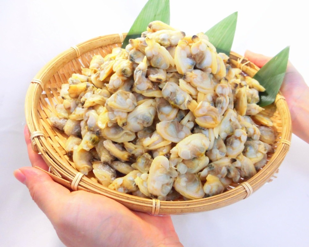 ボイル　むきあさり　1kg　IQF　むき身　ばら売り　
