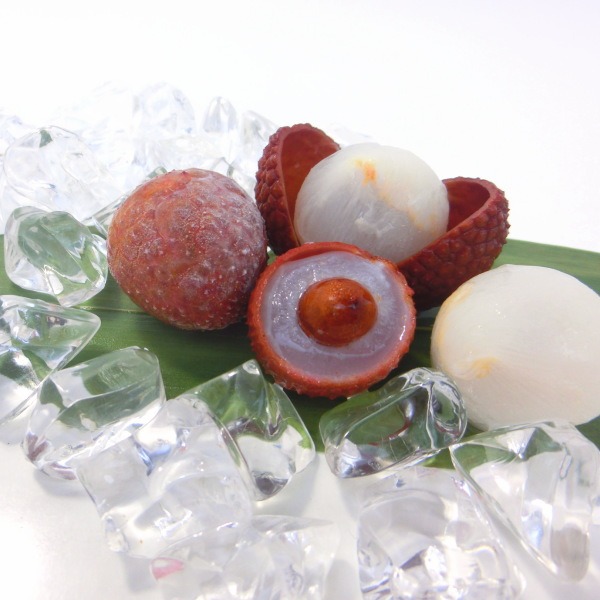 ライチ　果実　皮付き　500g　バラ販売　IQFバラ凍結　果物