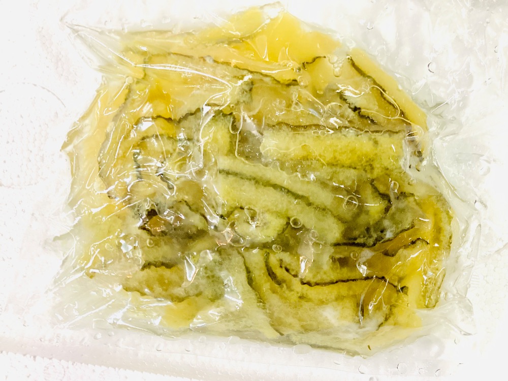 子持ち昆布　塩水漬け　切り落とし　500g