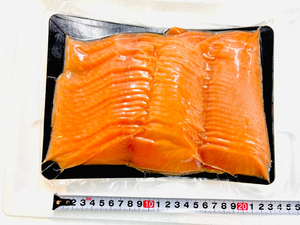 スモークサーモンスライス　500g/PC　北海道加工