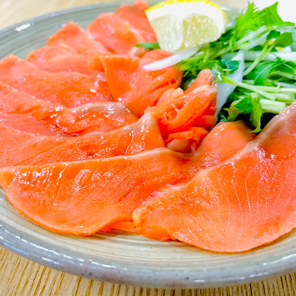 スモークサーモンスライス　500g/PC　北海道加工