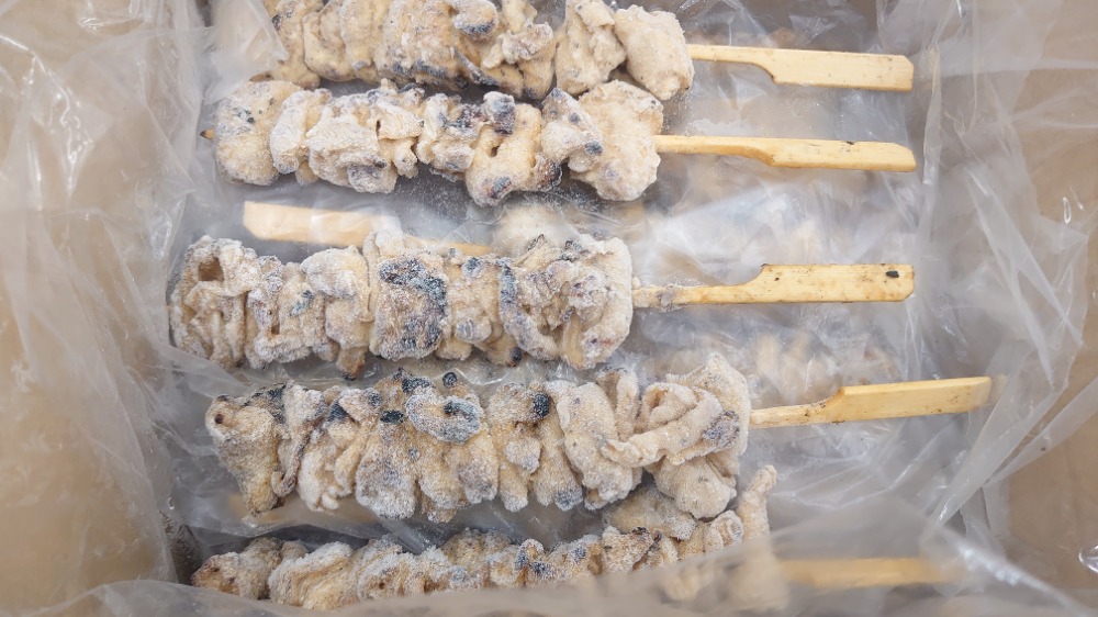 【素焼き】やきとり　かわ串　50g