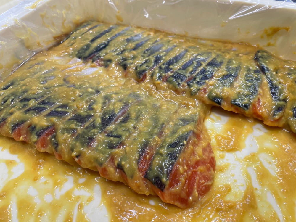 銀鮭　西京漬　骨取り　骨無し　サケ切り身(切身)　40gx50切