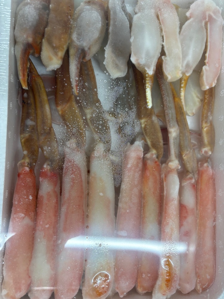 冷凍　生　ズワイカニ　ハーフポーション　1kg　バルダイ種