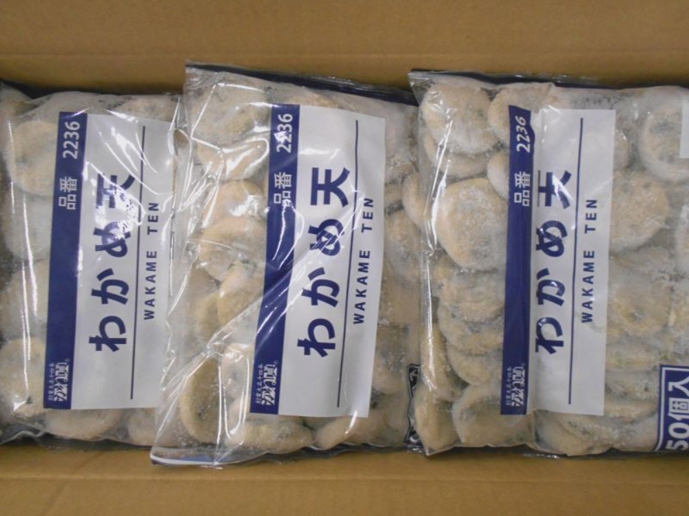 わかめ天　約13ｇx50個x12袋