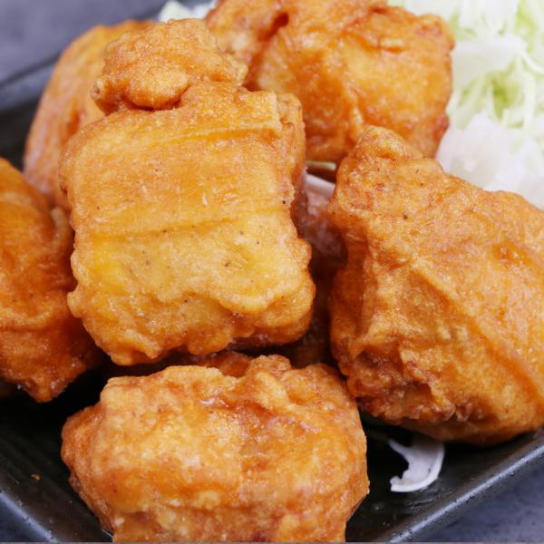 鶏むね肉　唐揚げ　骨なし　味付け　約30〜35個/1kg