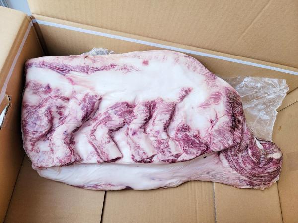 ■九州産スタイル　黒毛和牛A5A4のみ　　マエバラ　ブリスケ　