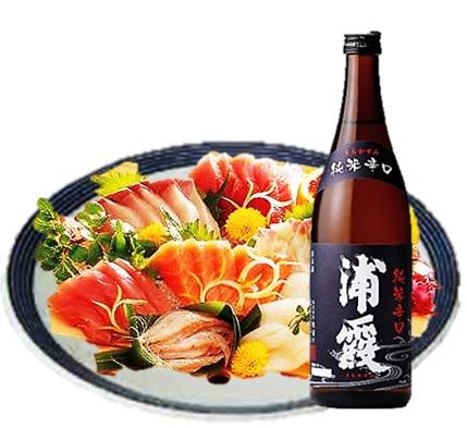 宮城県塩釜　浦霞純米辛口　日本酒　７２０ｍｌ12本