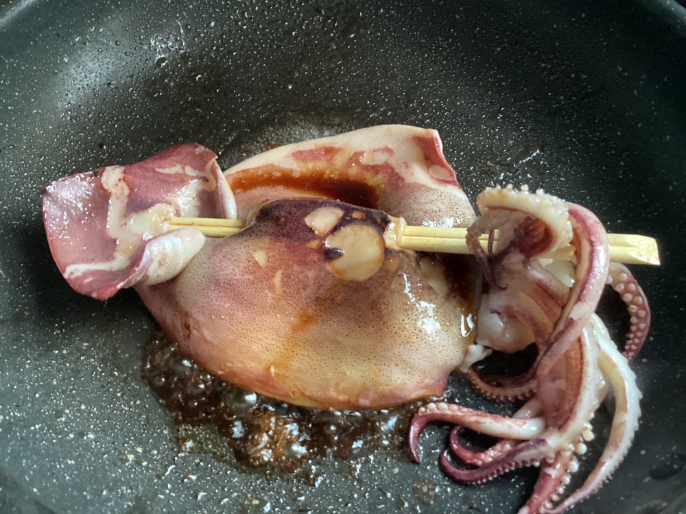 開きいか足付約４０枚x２合（約８０枚）