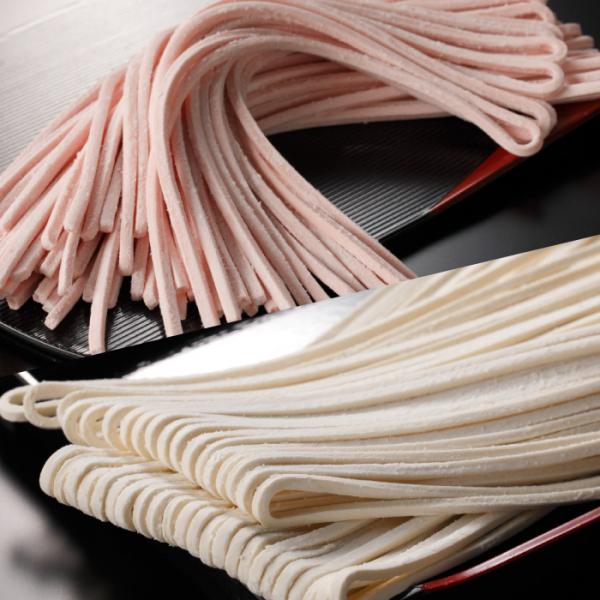 「琴線」本場讃岐うどん紅白うどん6人前つゆ付　贈答化粧箱入