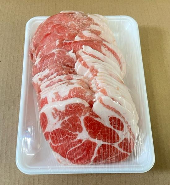 【北海道産】豚肩ロースブロック　冷凍品