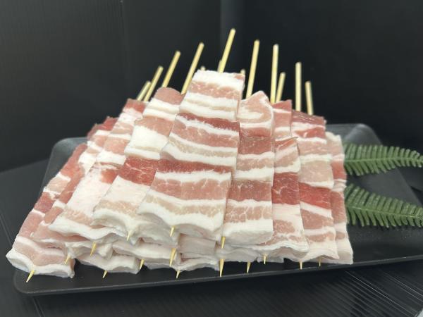 【新商品】【新商品】【イベント／お祭りに】豚バラ串（豚串）　40gx100