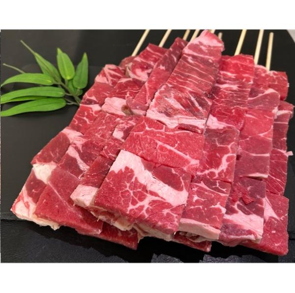 【新商品】【新商品】【イベント・お祭りに】牛ロース串（チャックロール）　100gx100