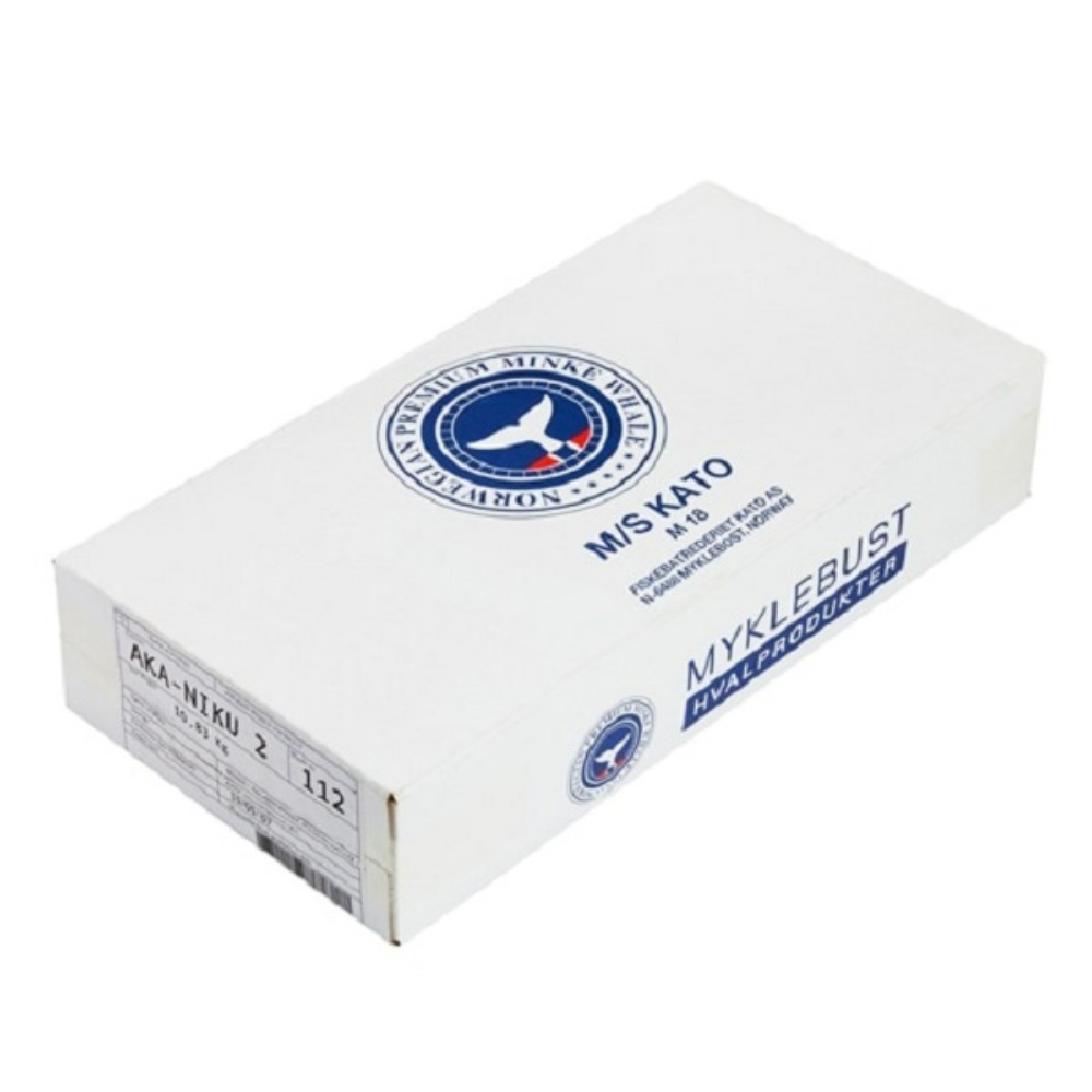 馬刺しと盛合わせが大人気！　ミンク鯨　赤肉　約9.5kg