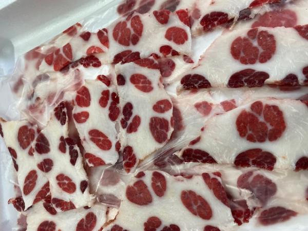 商品追加値下げ在庫復活 低温熟成 お刺身用鯨肉 ブロック 500g