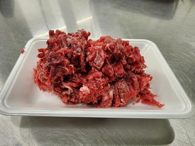 【純国産】馬肉　切り出し(すじ細引き)　まとめ買い用サイズ