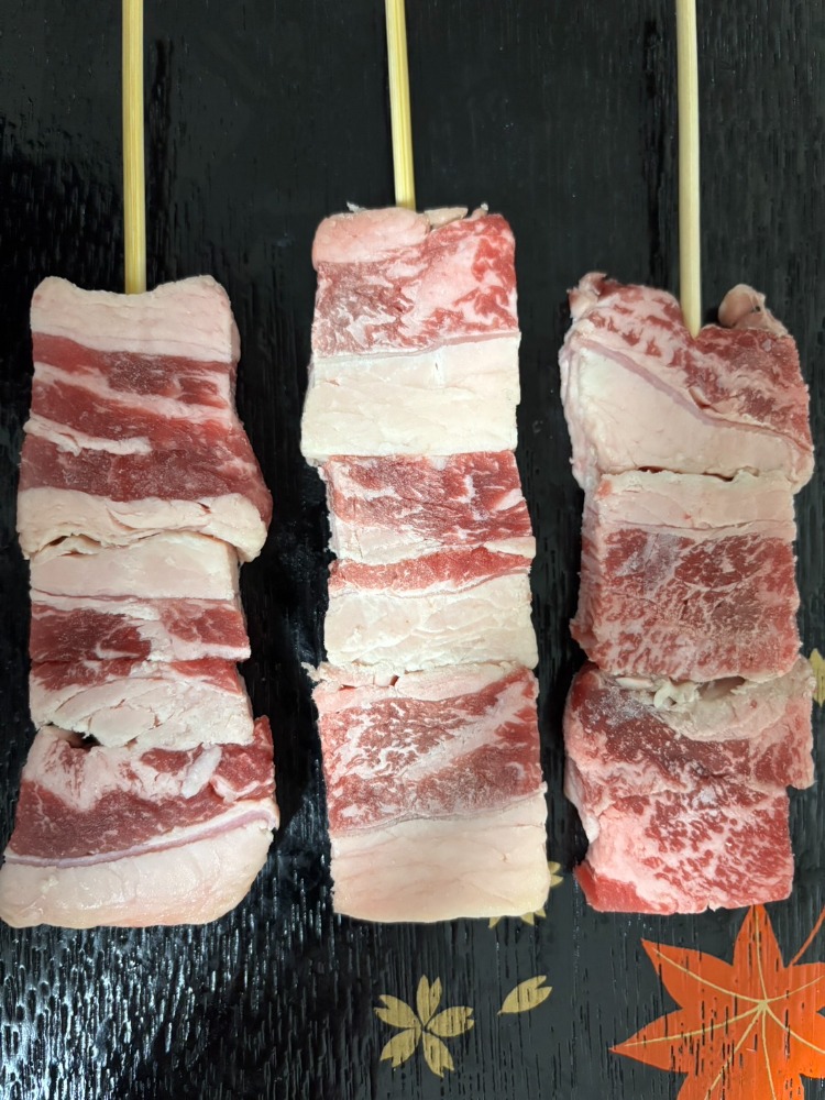 牛串【35〜40g】牛バラ串/牛カルビ串（カルビプレート使用）串物