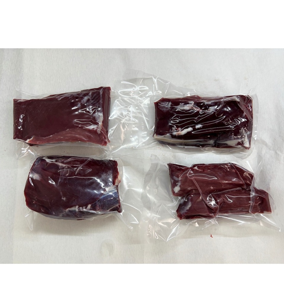 【冷凍】エゾシカ後足赤身ブロック　