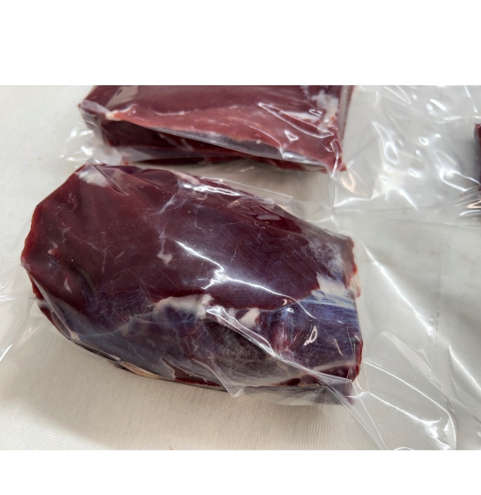 【冷凍】エゾシカ後足赤身ブロック　