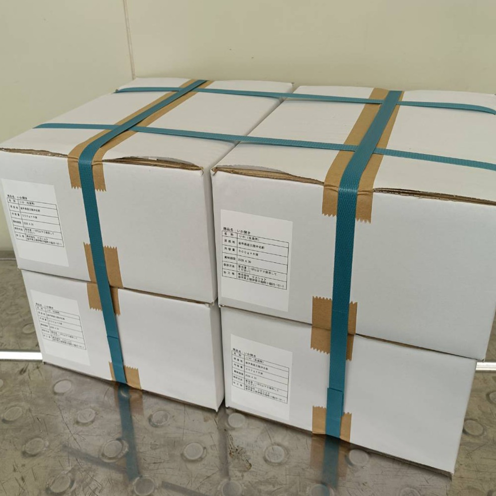 生食用　スルメイカ　開き　岩手県　6枚入x24袋　約7.2kg　いか