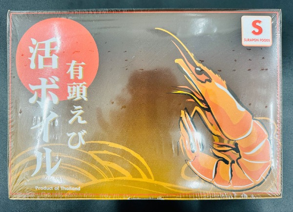有頭ボイルムキエビ 40尾ｘ2 400635 おせち バナメイ｜仕入れなら業務 