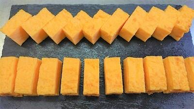 【濃厚】　冷凍　厚焼玉子焼き　1/20カット　500g　28本入