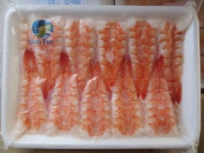 ●【送料込】　バナメイ寿司海老　4Ｌ　20枚　8.6-9.0cm●