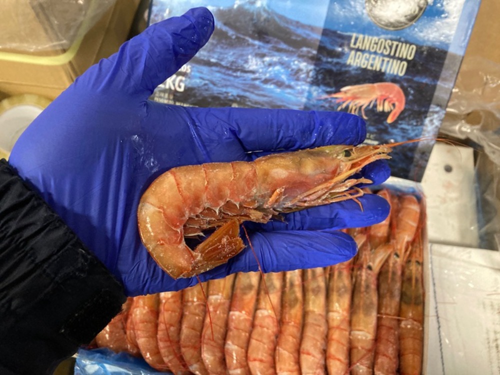 【刺身用】赤えび（アカエビ）40/60　アルゼンチン産　Ｌ２　2kg