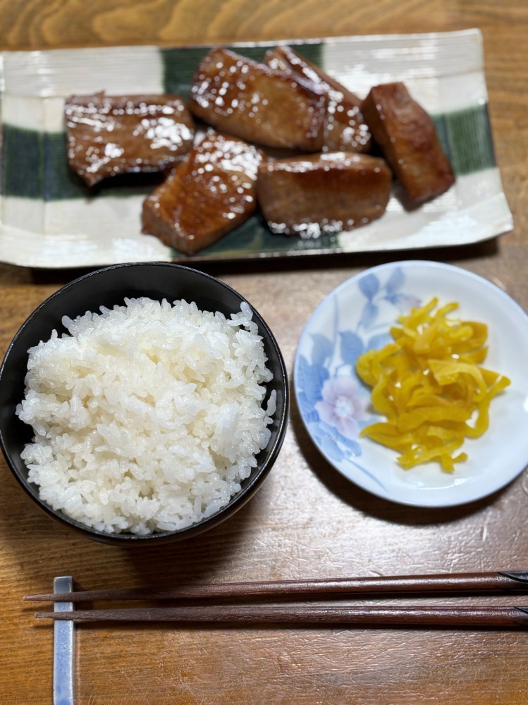 まぐろみりん(干物・ひもの・みりん干し)　3ｋ入り1切れ約35ｇ