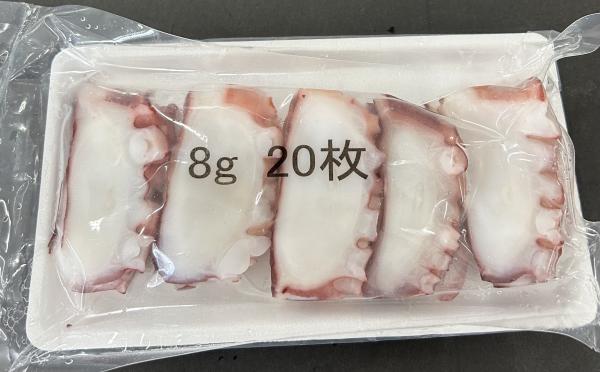 【寿司ネタ】ボイル真タコスライス８ｇ