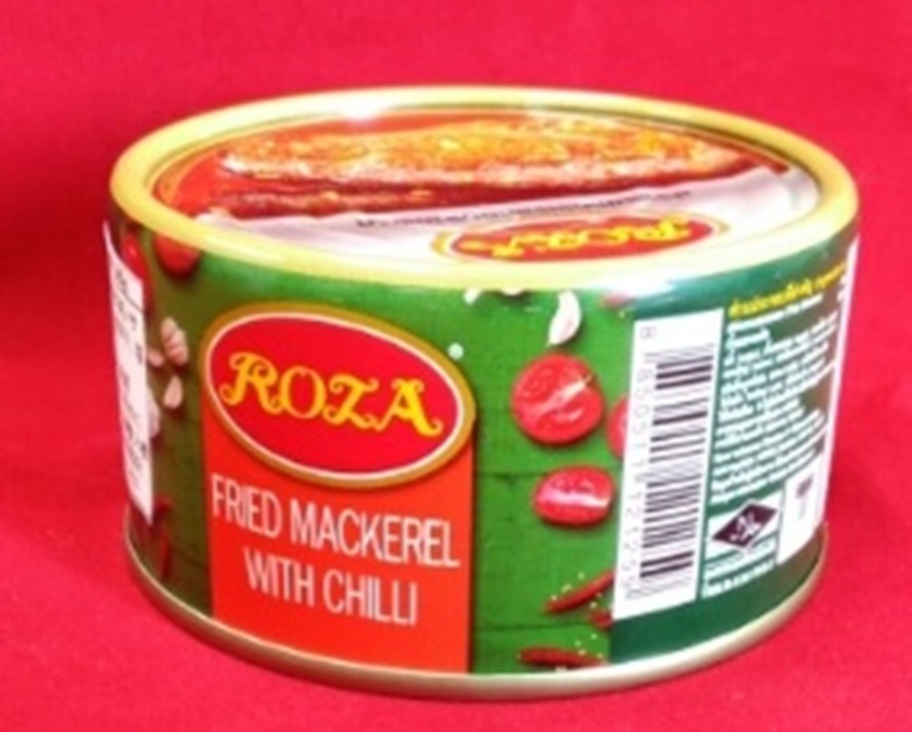 タイ産　揚げサバのトマトチリソース味　缶詰　ハラル認証