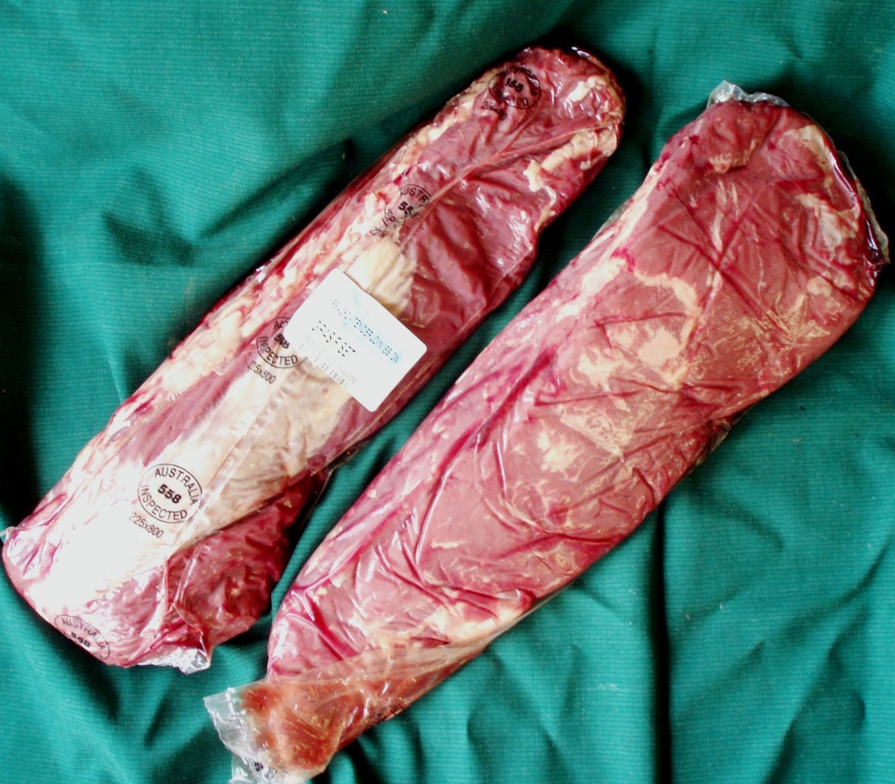 値下げ【AU産牛ヒレ（テンダーロイン）チルド】グレイン