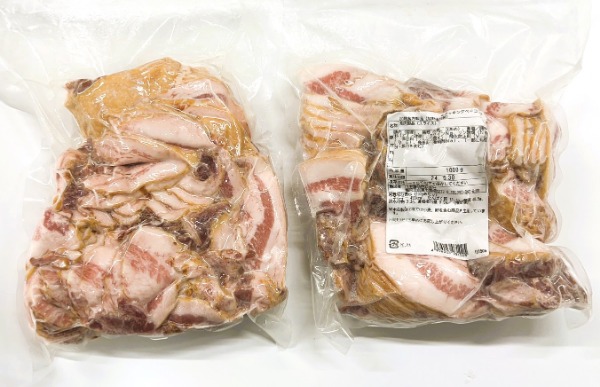 国産豚クッキングベーコン　1ｋｇ