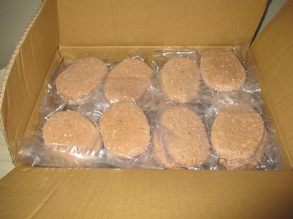 合挽きハンバーグ　未加熱