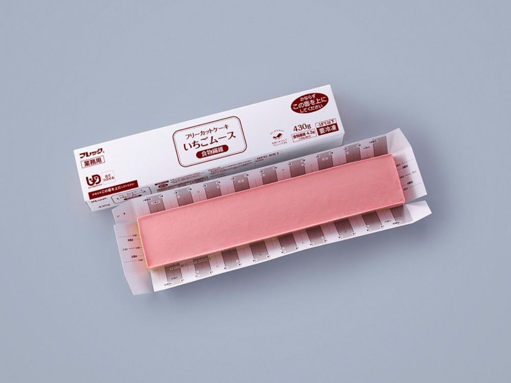 フリーカットケーキ　いちごムース（食物繊維）