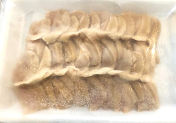 【豊洲直送】冷凍長寿貝（アイスランド貝）開き　約160g/PC