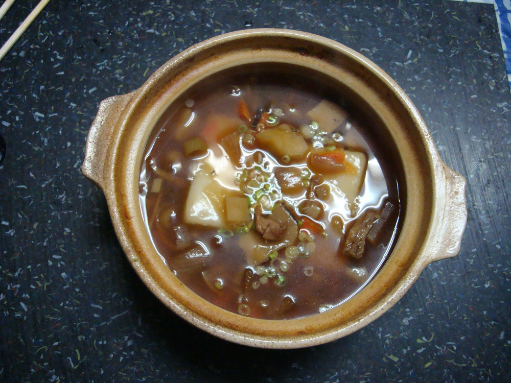 【うどん玉を入れるだけそばも可】田舎うどんつゆ醤油味(具入)