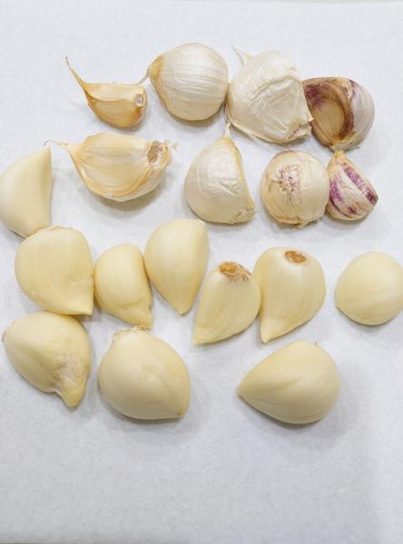 【青森県産】白にんにく（白玉王)バラ1kg✕2　※訳アリ