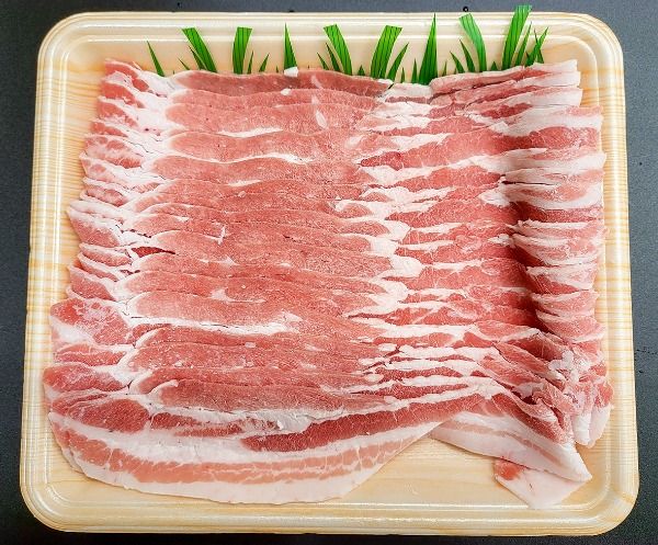 【新商品】【新商品】鹿児島県産　黒豚バラ（スライス）2mm