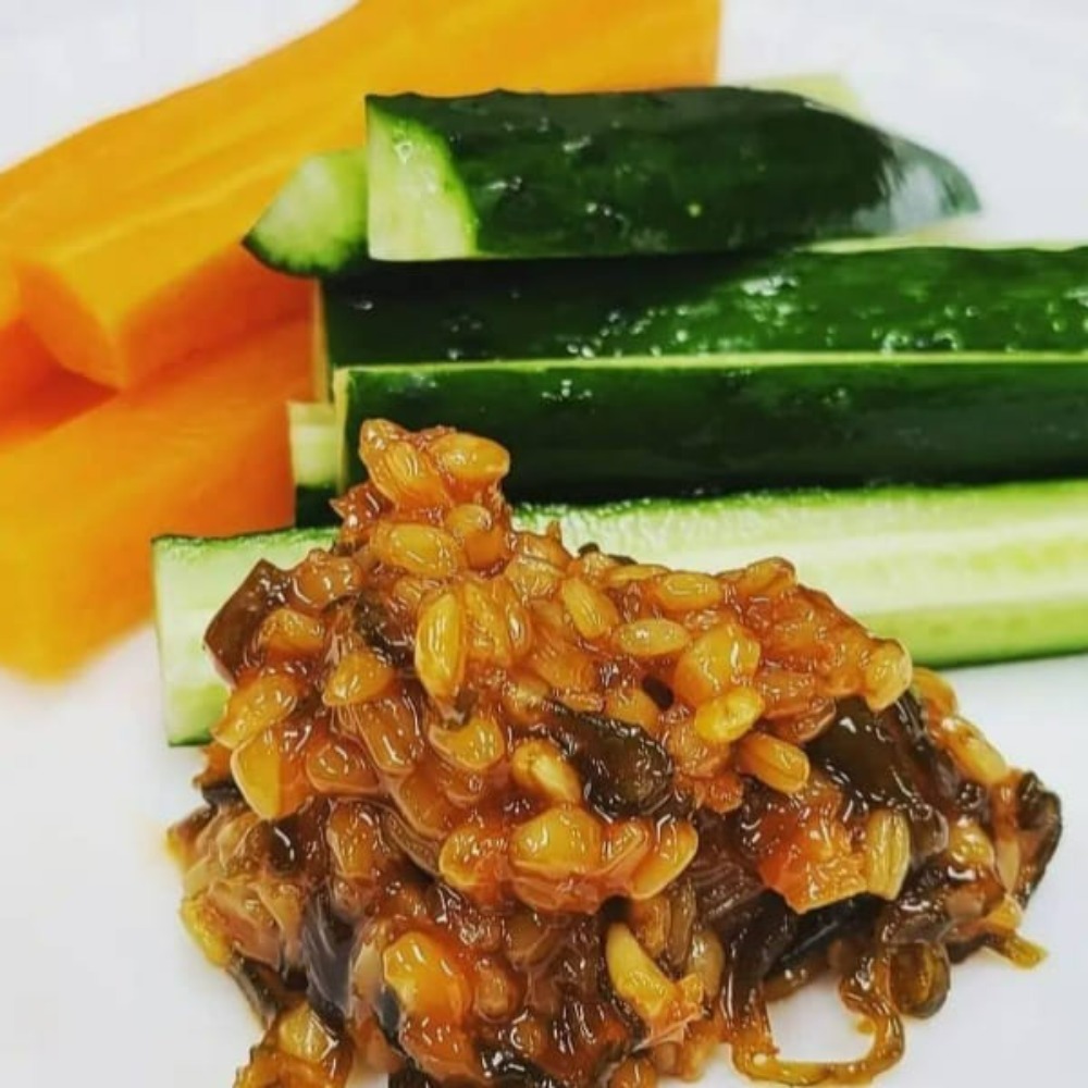 青とうもろみ　漬物　付合せ　香の物