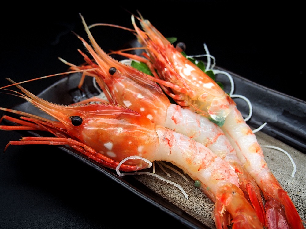 北海道噴火湾産ボタン海老メス大　約11尾/PACプロトン凍結500g