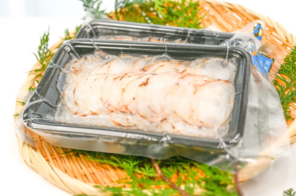 北海道産　たこ炙り刺し　水タコ　みずたこ　炙り薄造り120g入り