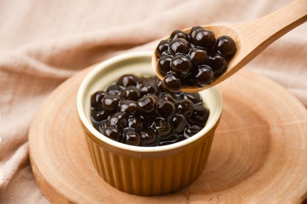 【茹で時間たったの5分！】即食ブラックタピオカ　