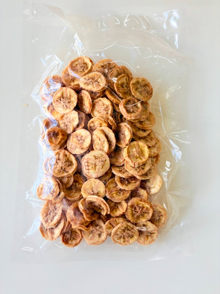 おきなわ島バナナの減圧低温乾燥ドライフルーツ油砂糖無添加　