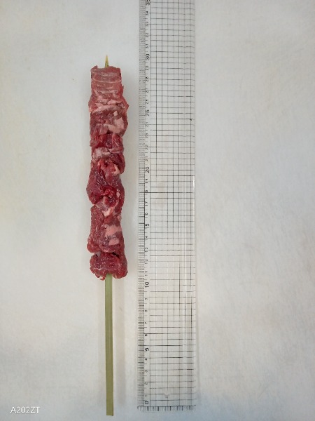 牛串　牛ハラミ串　70ｇ　50本　30cm平串