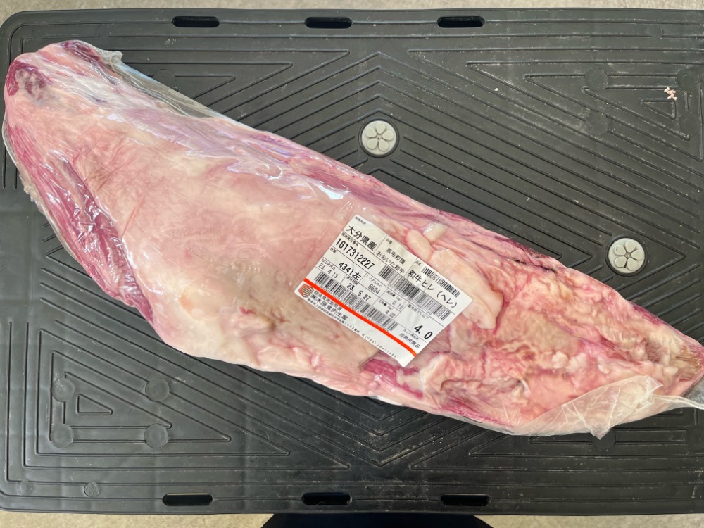 【新商品】【新商品】【本日発送可能・冷蔵】おおいた和牛ヒレ（税抜kg10000円）