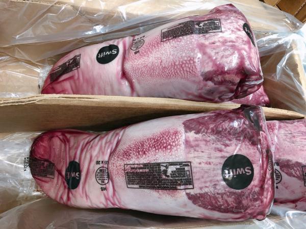 USチルド牛タン　皮つきNo1タン　ステーキにも